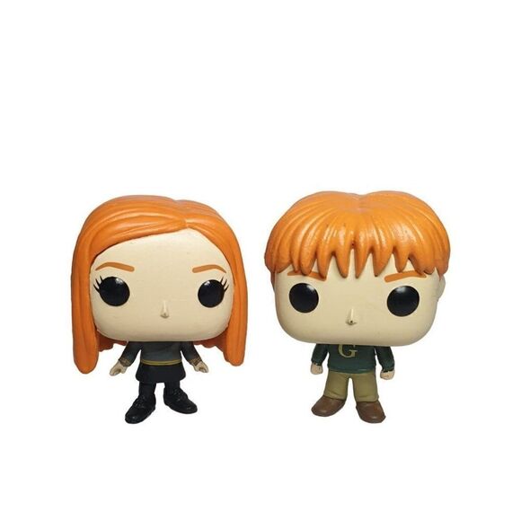 Funko Pop Harry Potter George and Ginny Weasley Mini Vinyl Figures Lot - Picture 1 of 4